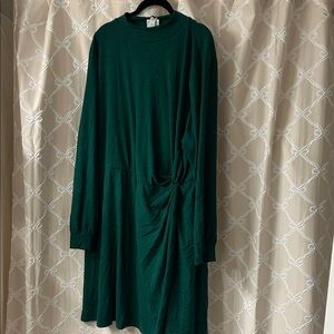 Ava & Viv Emerald Long Sleeve Dress